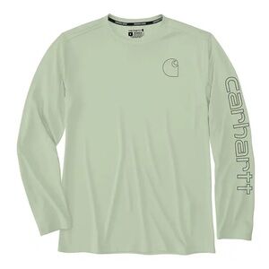 Carhartt Men's Force Sun Defender Lightweight Long Sleeve Logo Graphic T-Shirt